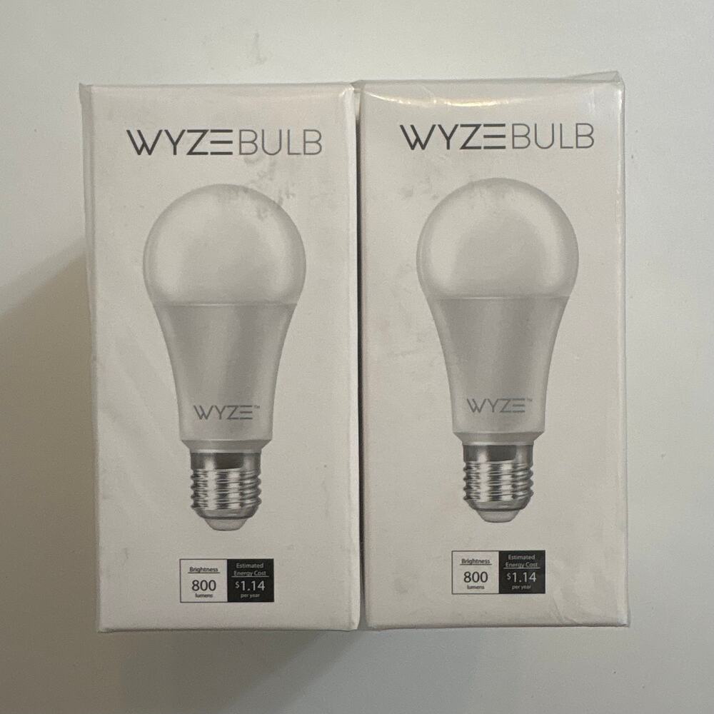 Wyze Bulb White 4-Pack 800 Lumens Smart LED WiFi Bulbs